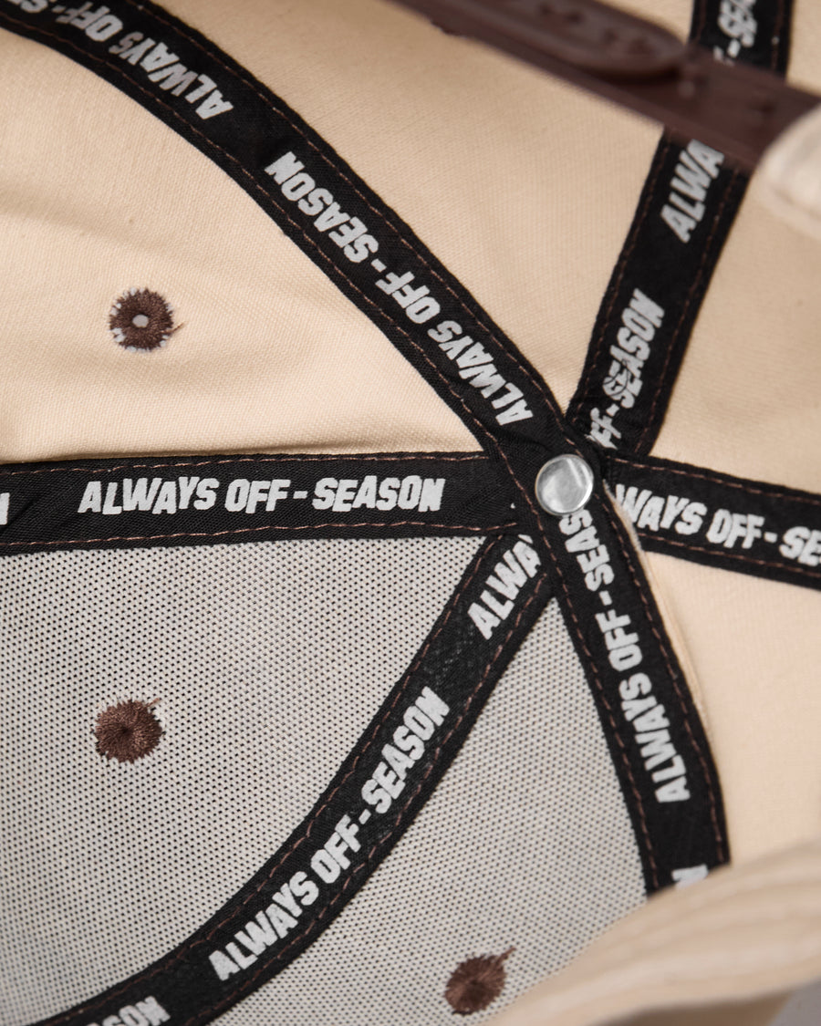 AOS Logo Cap Beige/Brown