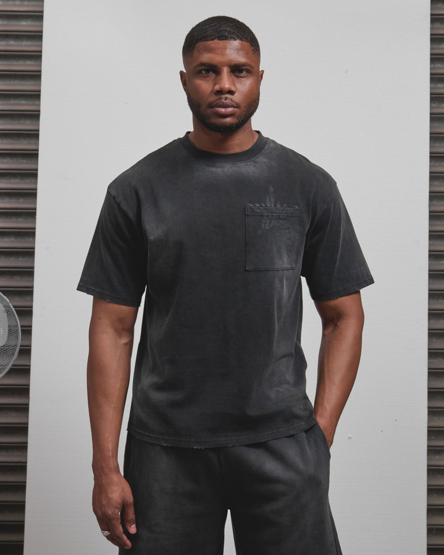 AOS All Star Washed Pocket T-Shirt Black