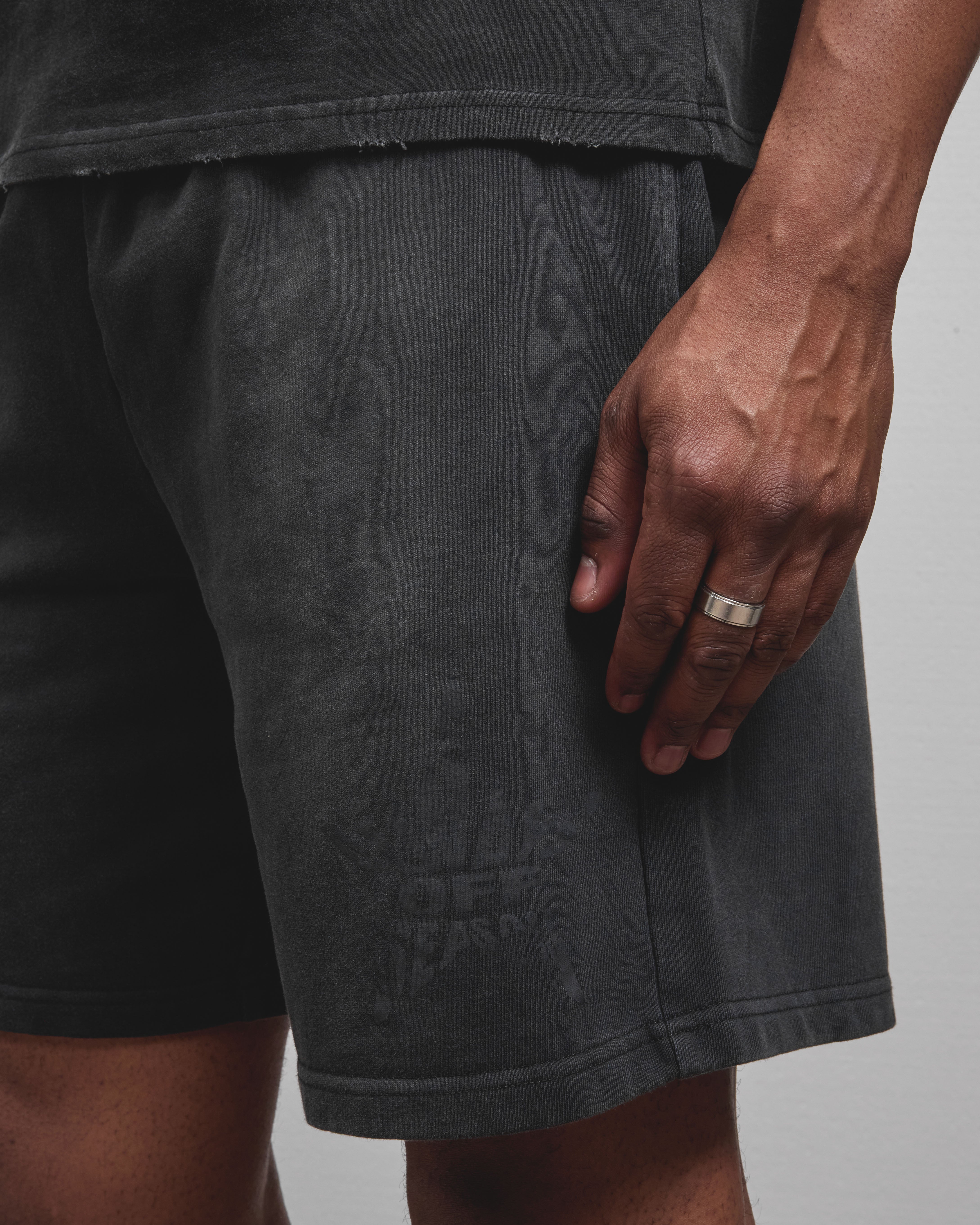 AOS All Star Washed Shorts Black