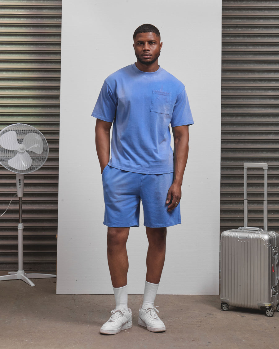AOS All Star Washed Pocket T-Shirt Blue
